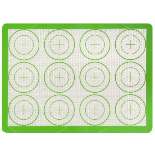 Коврик силиконовый армированный с разметкой для 12 макарон 42х29,5 см 2854776