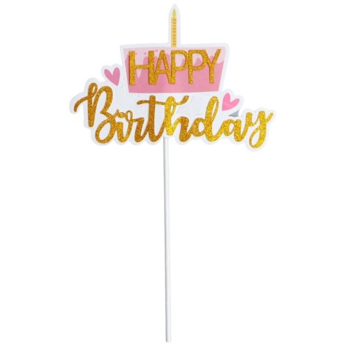Топпер декоративный "Happy Birthday. Тортик" 7181410
