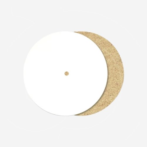 Подложка под торт с отверстием ЛХДФ Белая 3 мм 50 см 