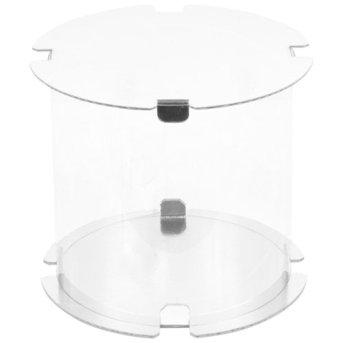 Коробка для торта круглая белая 25х28 см 022525