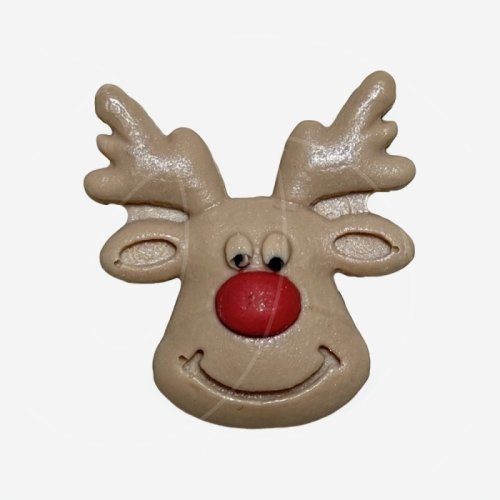 Фигурка из шоколадной глазури "Рождественский олень" 