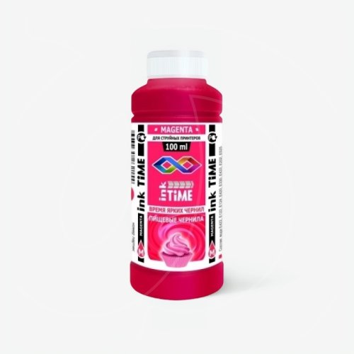 Пищевые чернила InkTime Розовый 100 мл 