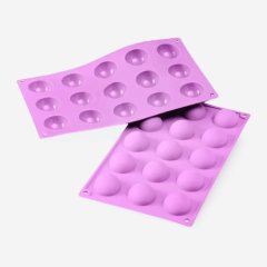 Форма силиконовая "Полусферы" 4 см 15 шт СФ-47