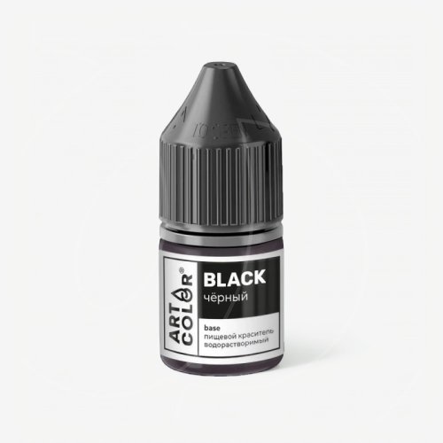Краситель пищевой гелевый водорастворимый Art Color "Base Чёрный" 12 мл 
